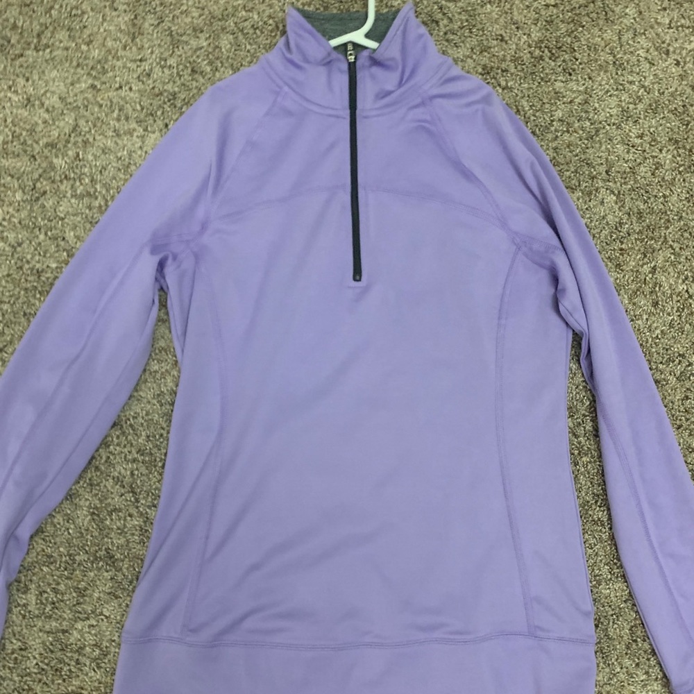 Light Purple Half Zip Jacket